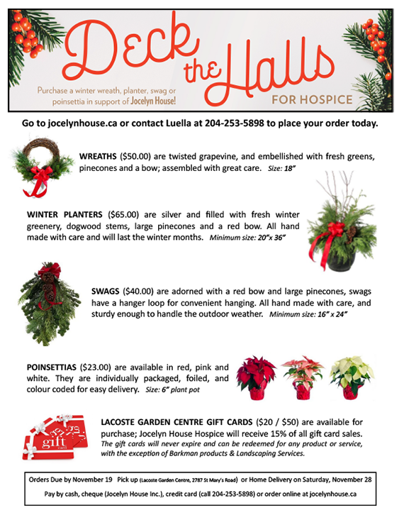 Deck the Halls for Hospice